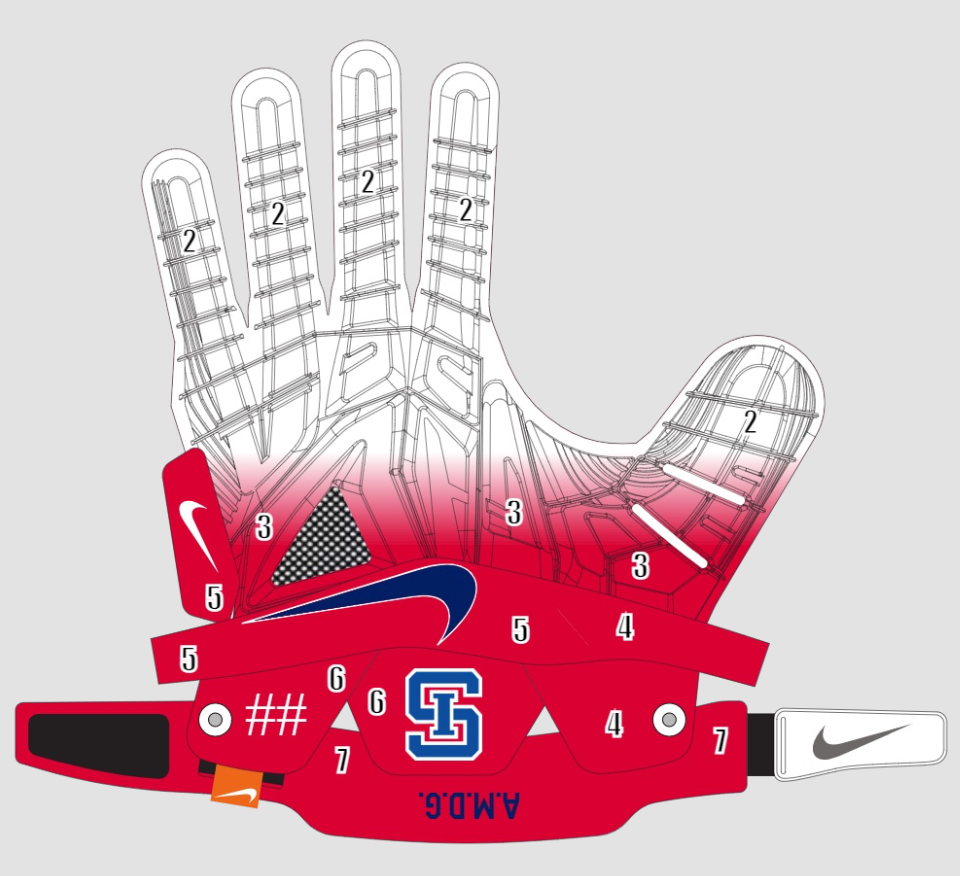 Nike red gloves clearance