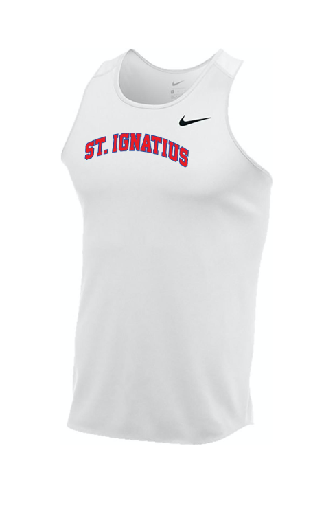 JV-REQUIRED* Men's Track Field Singlet (White) Men's Cut – The