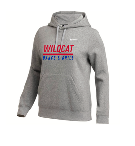 *OPTIONAL* Dance & Drill Wildcat Hoodie (Grey) - Men's Cut