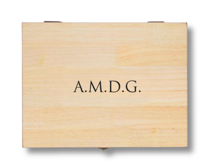 M Market A.M.D.G. Keepsake Box