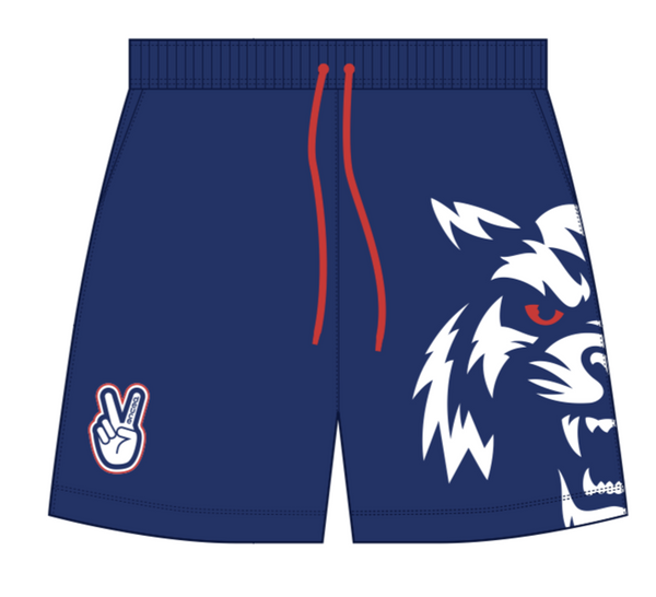Deuce x SI Wildcat Basketball Shorts (Navy)