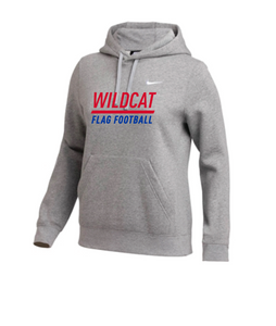 *OPTIONAL* Wildcat Flag Football Hoodie (Grey) - Men's Cut