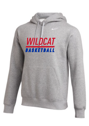 *OPTIONAL* Wildcat Basketball Hoodie (Grey) - Men's Cut