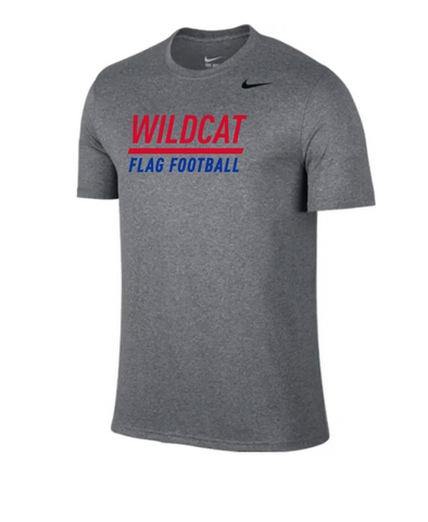 *OPTIONAL* Wildcat Flag Football S/S Legend (Grey) - Men's Cut