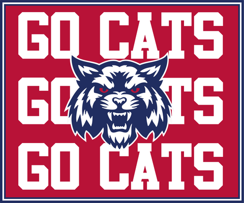GO CATS Plush Throw Blanket