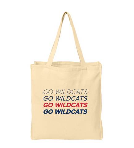SI GO WILDCATS Canvas Tote Bag