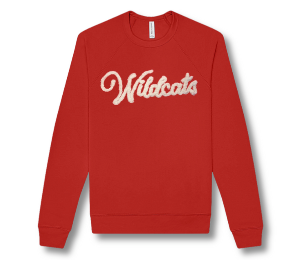 M Market Chenille Wildcats Crewneck