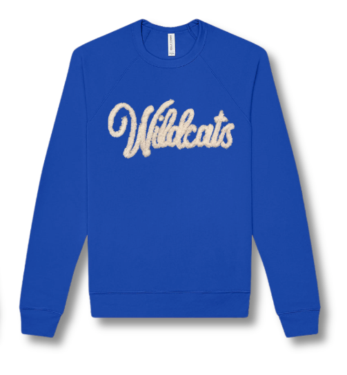 M Market Chenille Wildcats Crewneck
