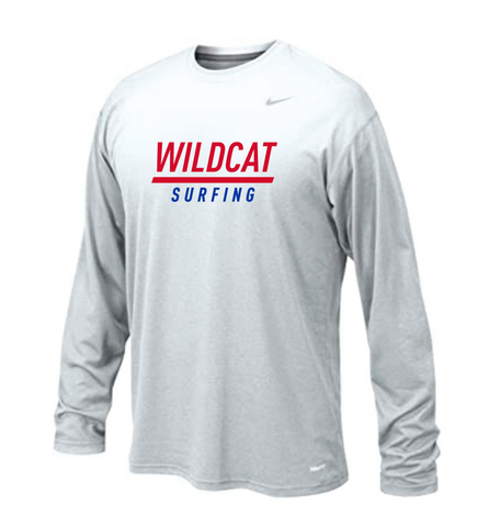 *OPTIONAL* Wildcat Surfing L/S Legend (White) - Men's Cut