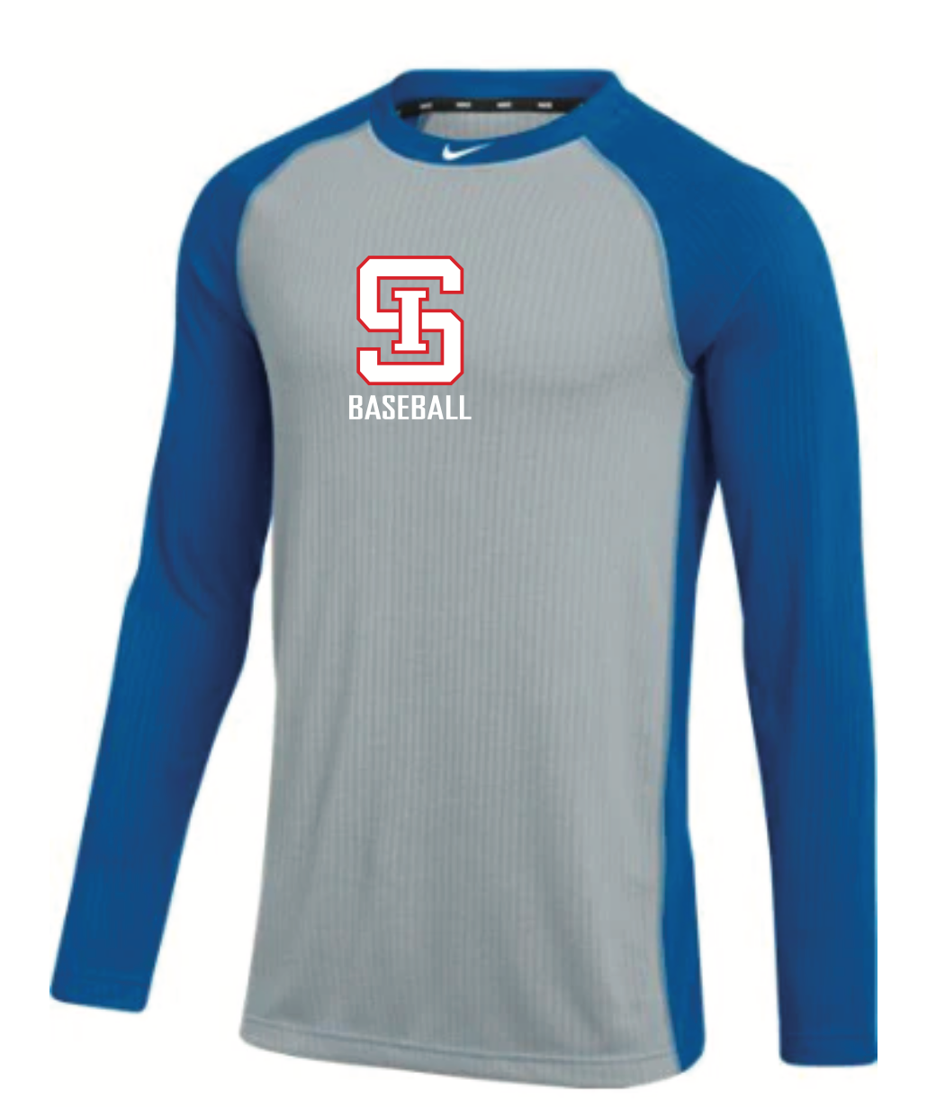 *OPTIONAL* Baseball L/S Undershirt (Royal/Grey)
