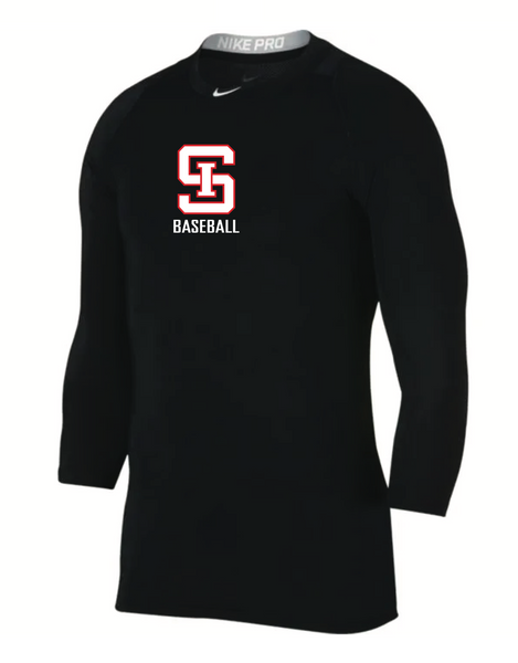 *OPTIONAL* Baseball 3/4 Sleeve Undershirt (Black)