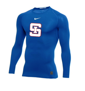 *OPTIONAL* SALE Baseball L/S Fitted Top (Royal)