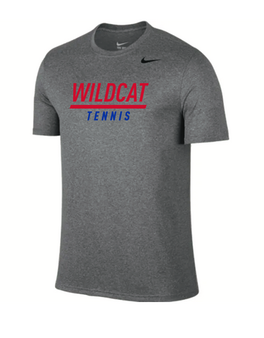 *REQUIRED-JV* Wildcat Tennis S/S Legend (Grey) - Men's Cut